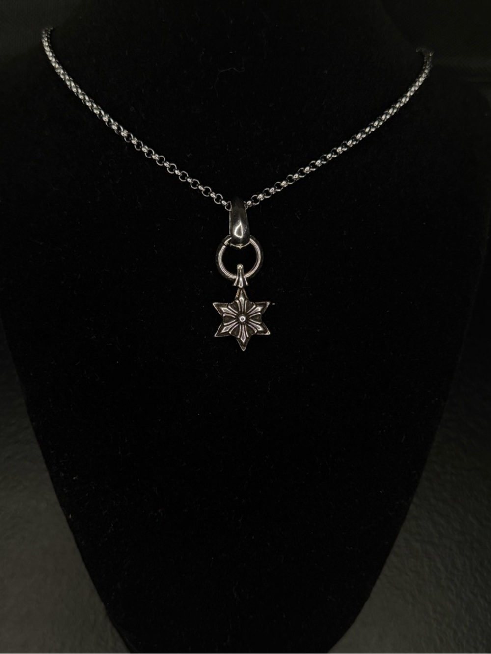 Chrome Hearts Floral Ninja/ Regular Star Unisex Necklace
